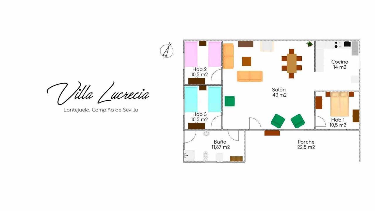 Casa Rural Villa Lucrecia La Lantejuela المظهر الخارجي الصورة
